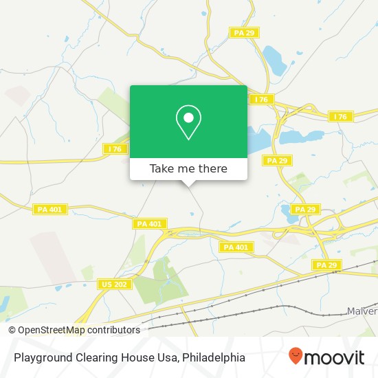 Playground Clearing House Usa map