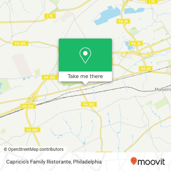 Capricio's Family Ristorante map