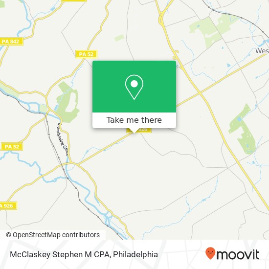 Mapa de McClaskey Stephen M CPA