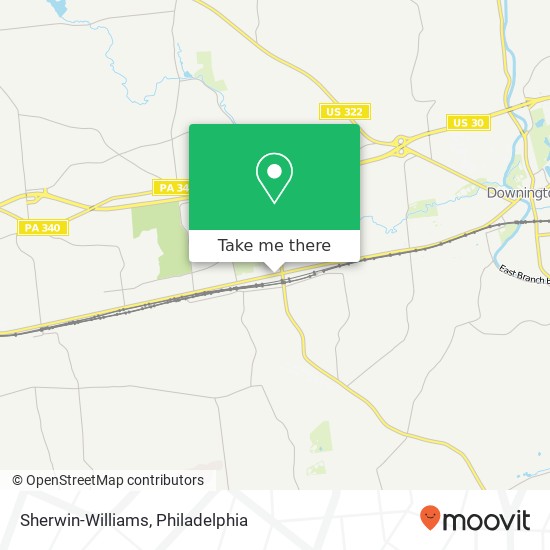 Sherwin-Williams map