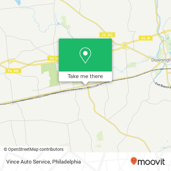 Vince Auto Service map