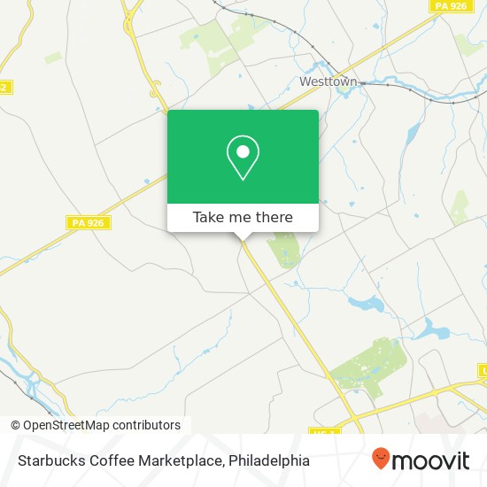 Starbucks Coffee Marketplace map