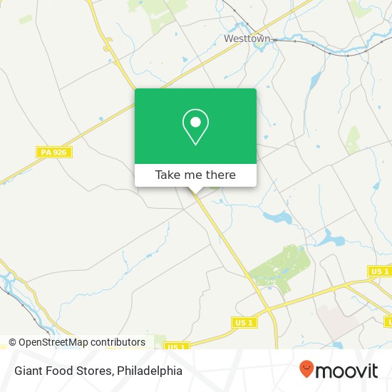 Giant Food Stores map