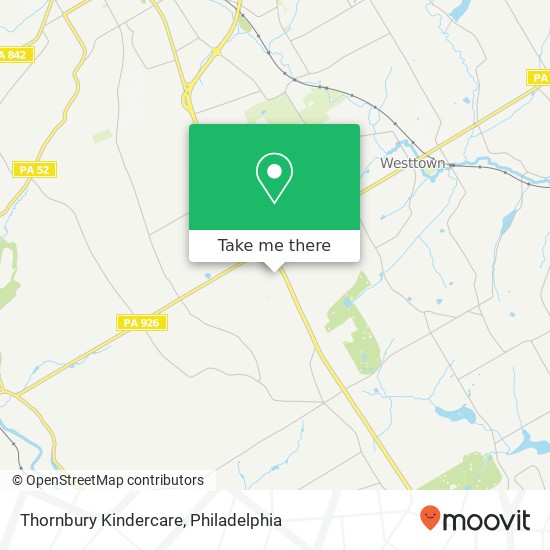 Mapa de Thornbury Kindercare