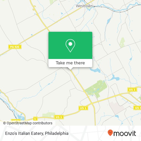 Enzo's Italian Eatery map