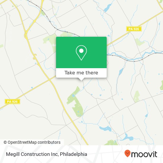 Mapa de Megill Construction Inc