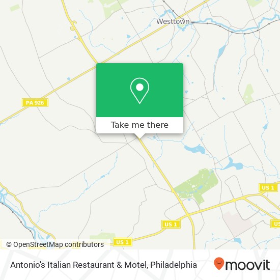 Mapa de Antonio's Italian Restaurant & Motel