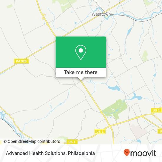 Advanced Health Solutions map