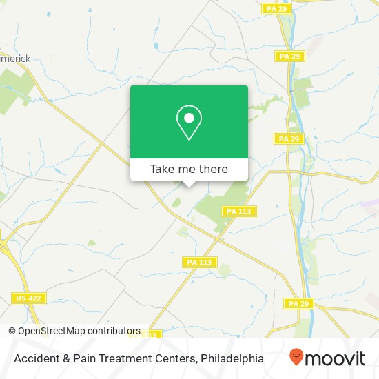 Mapa de Accident & Pain Treatment Centers