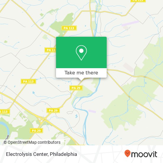 Mapa de Electrolysis Center