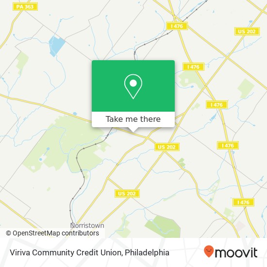 Mapa de Viriva Community Credit Union