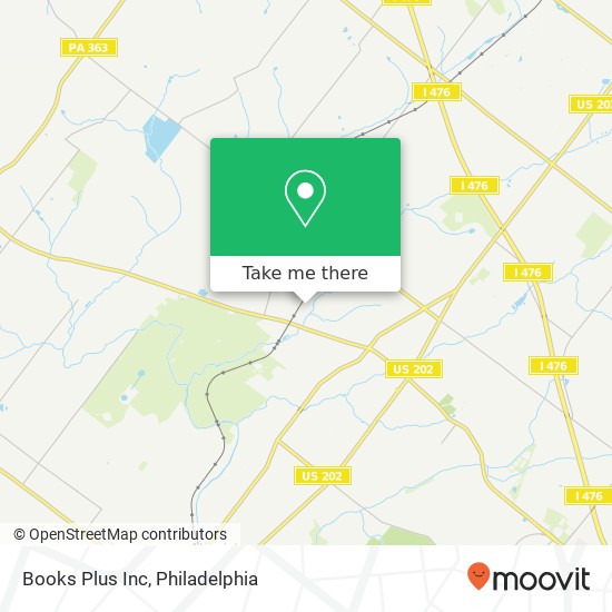 Books Plus Inc map