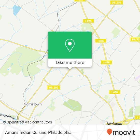 Mapa de Amans Indian Cuisine