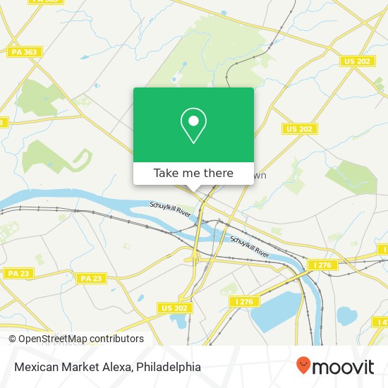 Mexican Market Alexa map