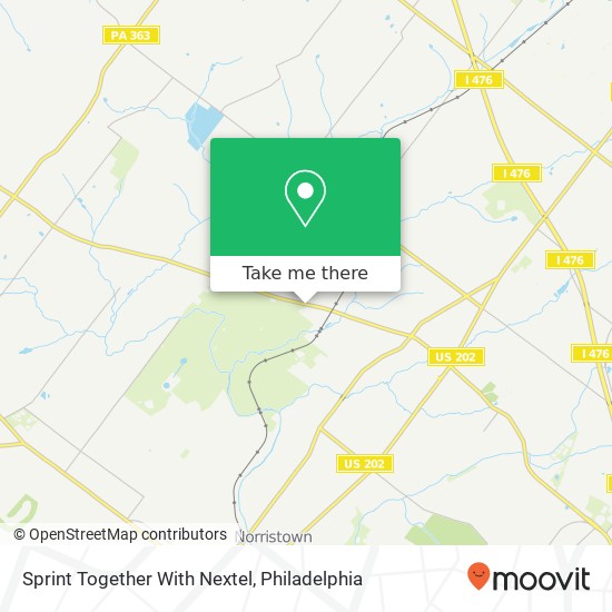 Sprint Together With Nextel map