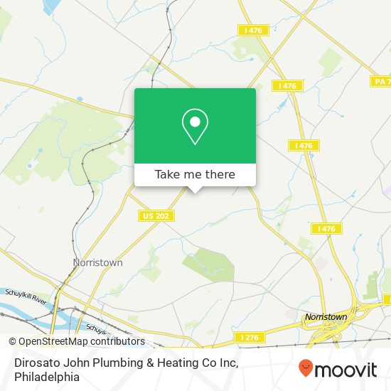 Dirosato John Plumbing & Heating Co Inc map