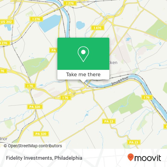 Fidelity Investments map