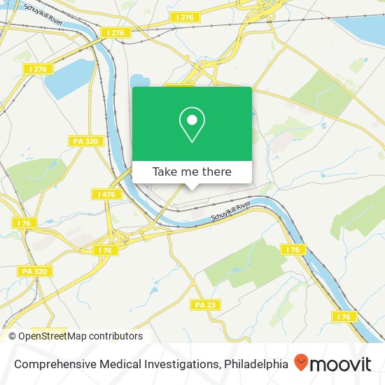 Mapa de Comprehensive Medical Investigations