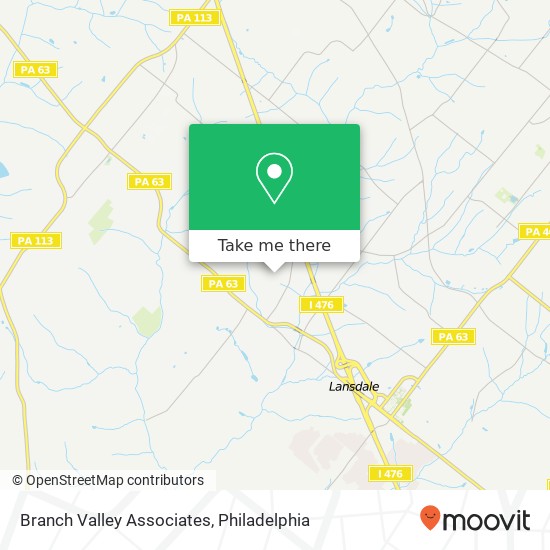 Mapa de Branch Valley Associates