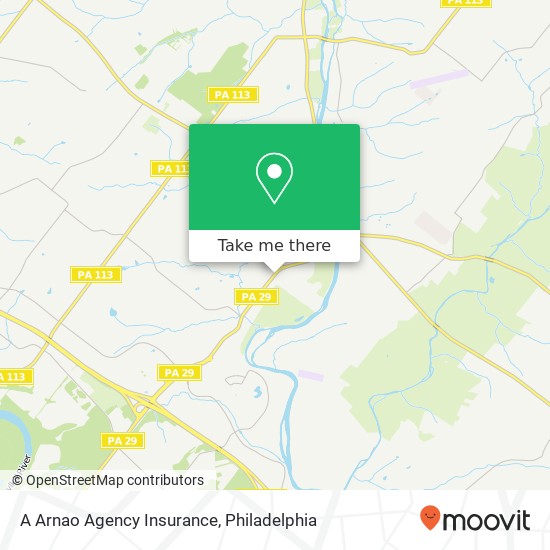 Mapa de A Arnao Agency Insurance