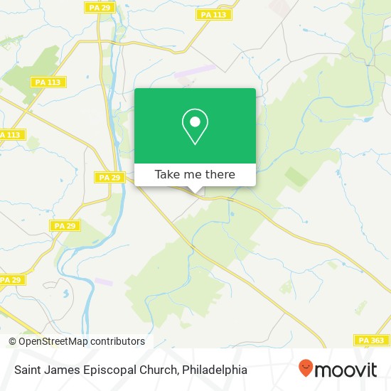 Saint James Episcopal Church map