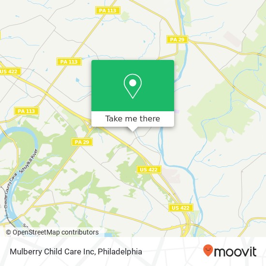 Mapa de Mulberry Child Care Inc