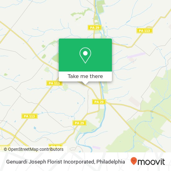 Mapa de Genuardi Joseph Florist Incorporated