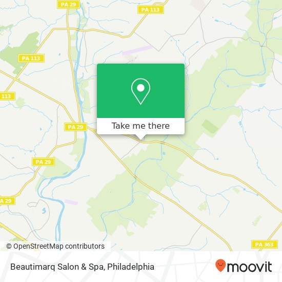 Mapa de Beautimarq Salon & Spa
