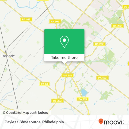 Mapa de Payless Shoesource