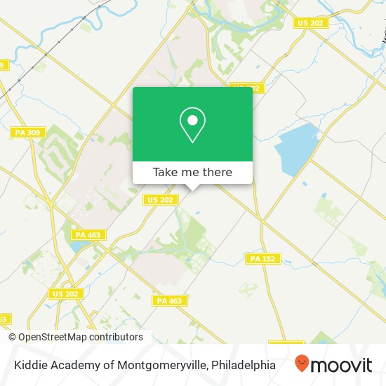 Mapa de Kiddie Academy of Montgomeryville