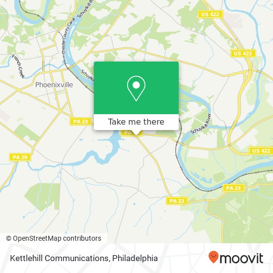 Mapa de Kettlehill Communications