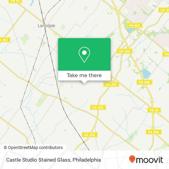 Mapa de Castle Studio Stained Glass