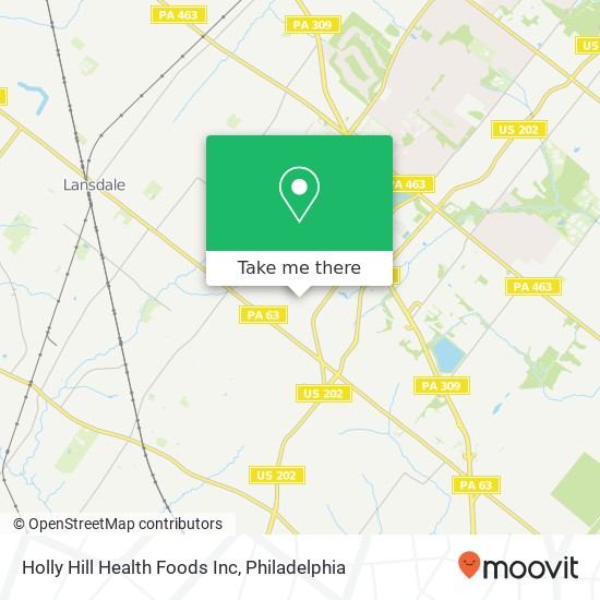 Holly Hill Health Foods Inc map