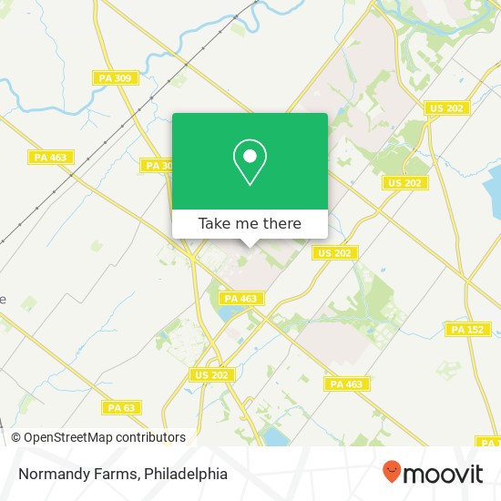 Mapa de Normandy Farms