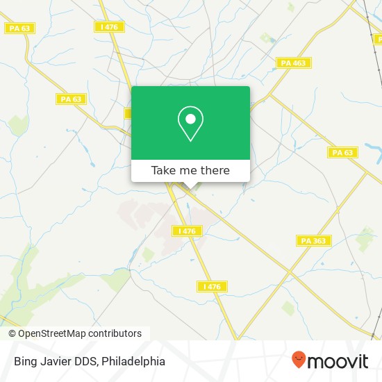 Mapa de Bing Javier DDS