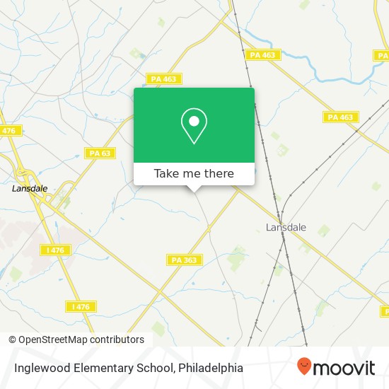 Inglewood Elementary School map