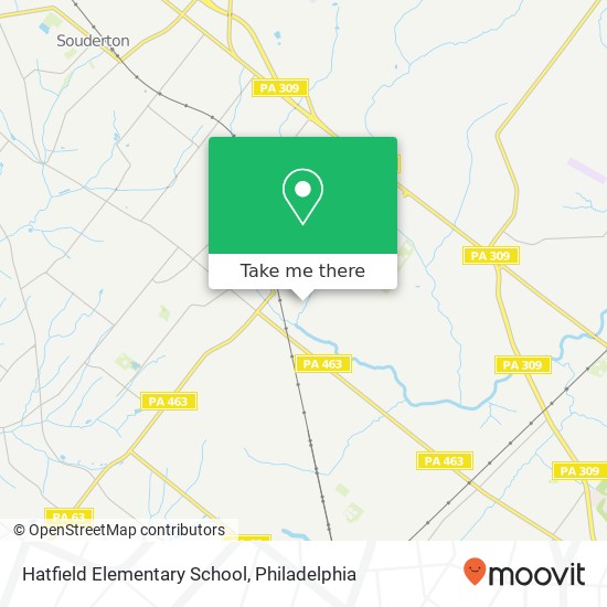 Mapa de Hatfield Elementary School