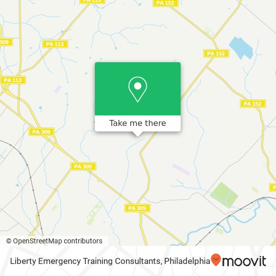 Mapa de Liberty Emergency Training Consultants