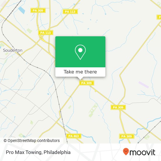 Pro Max Towing map