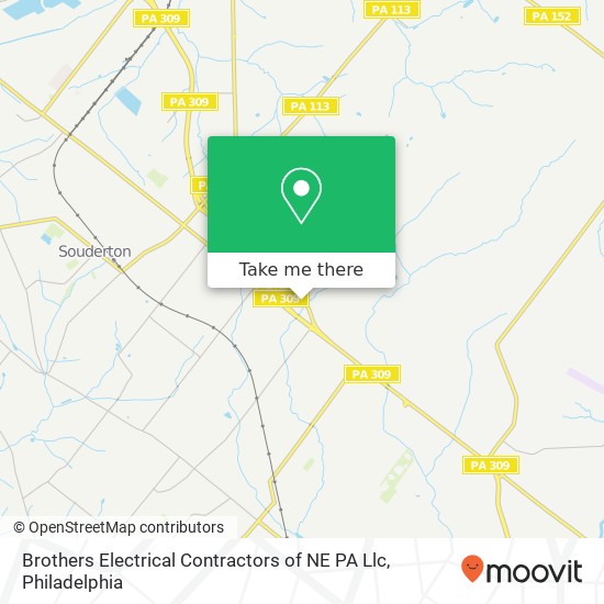 Mapa de Brothers Electrical Contractors of NE PA Llc