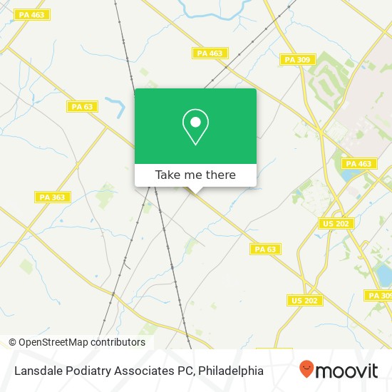 Lansdale Podiatry Associates PC map