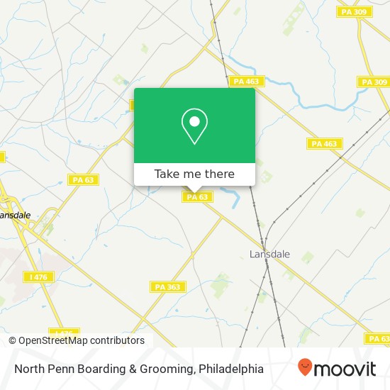 North Penn Boarding & Grooming map