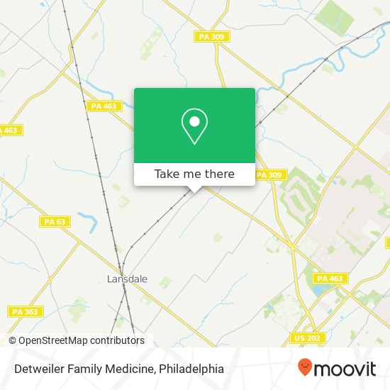 Mapa de Detweiler Family Medicine