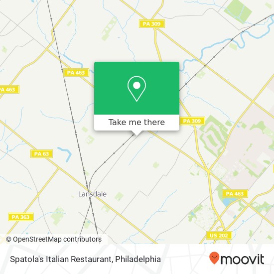 Mapa de Spatola's Italian Restaurant