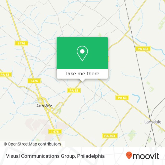 Visual Communications Group map