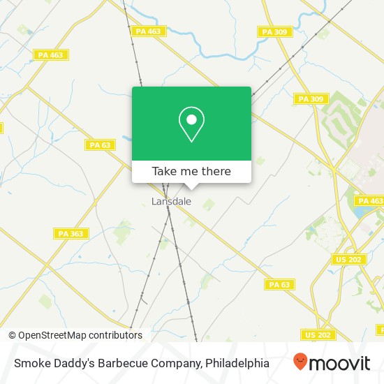 Smoke Daddy's Barbecue Company map