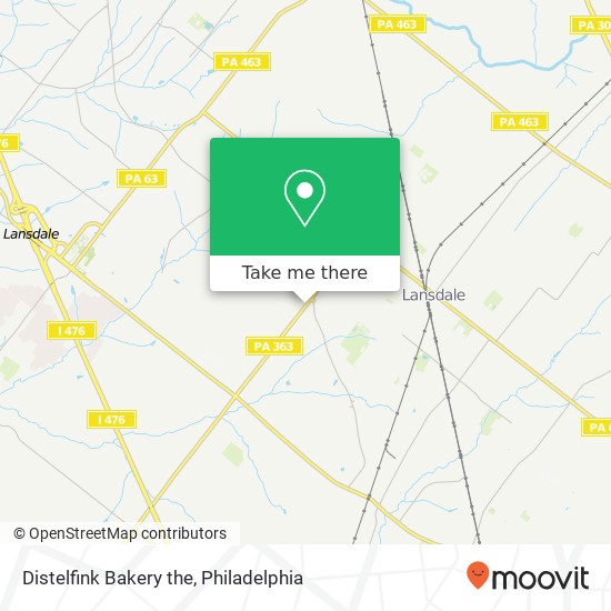 Mapa de Distelfink Bakery the