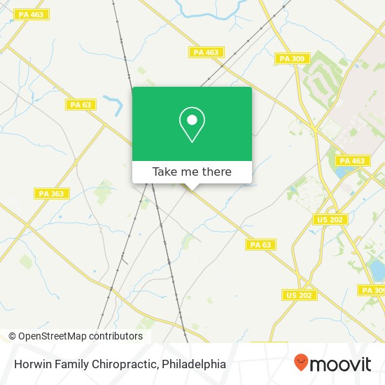 Horwin Family Chiropractic map