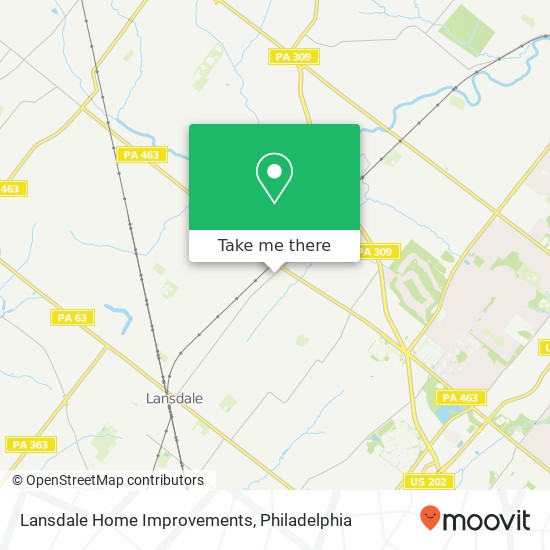 Lansdale Home Improvements map