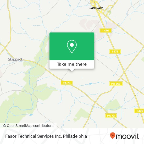 Mapa de Fasor Technical Services Inc